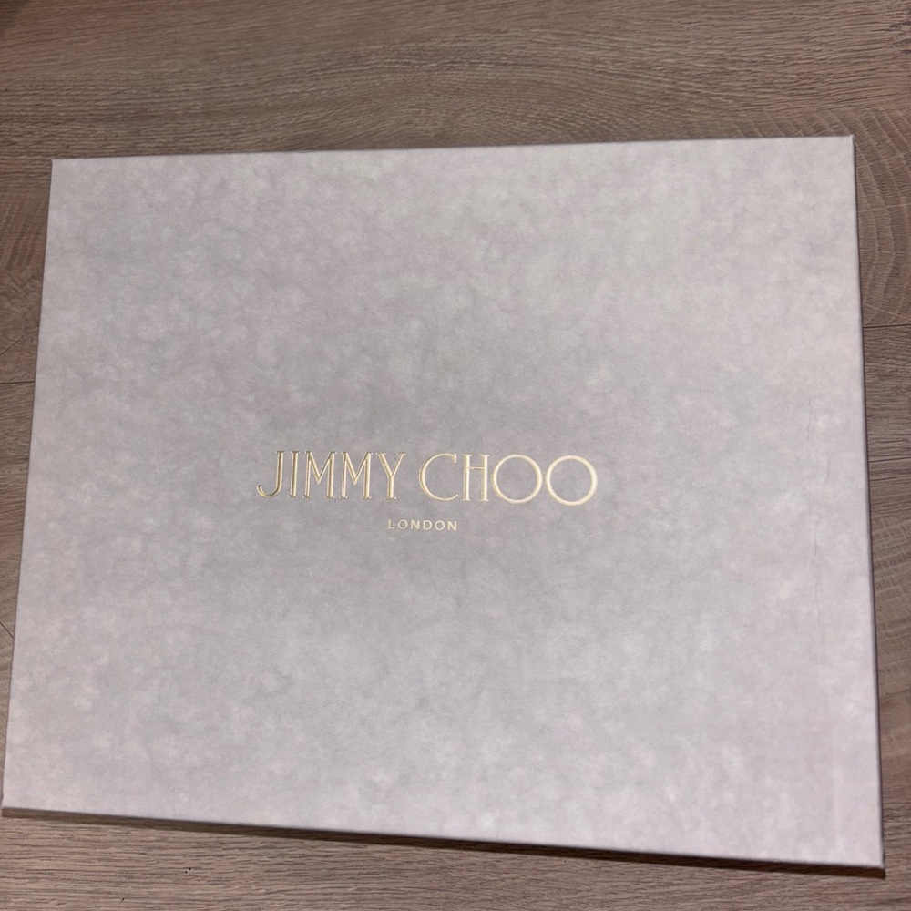 JIMMY CHOO Platinum Ice Dusty Glitter Sandals - Picture 6 of 8